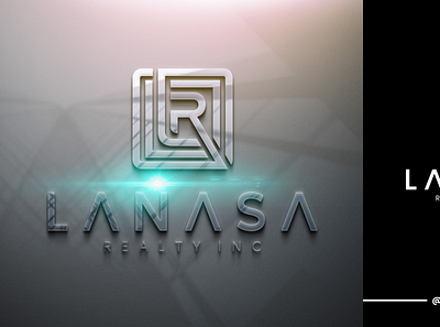 LANASA branding design illustration logo typography vector