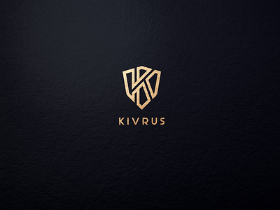 KIVRUS LOGO branding company brand logo creative logo design illustrations logo typography vector
