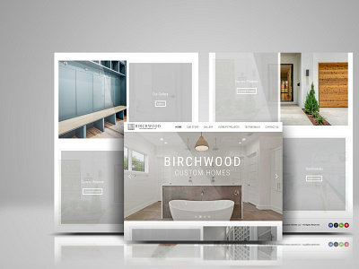 Birchwood Custom Homes  |  Website Design & Development