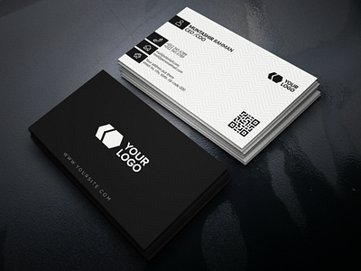 Modern minimal Business card Design branding business card design minimal modern vector
