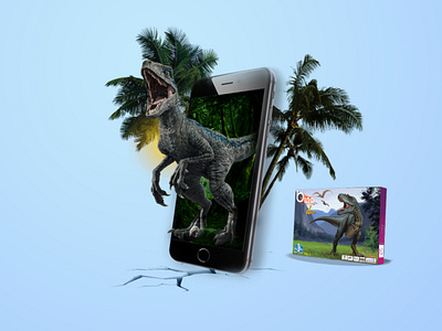 Bino Dino 3D AR Book Photo Manipulation