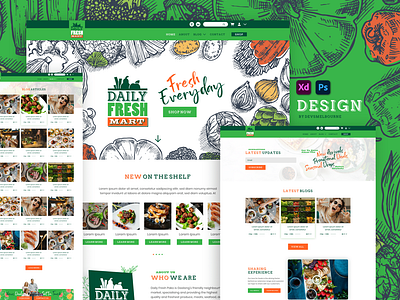 Daily Fresh Mart (Supermarket Web Design) DevsMelbourne