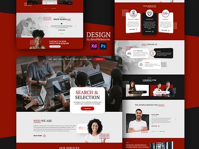 Red Holt Agency Web UI Redesign - Devs Melbourne