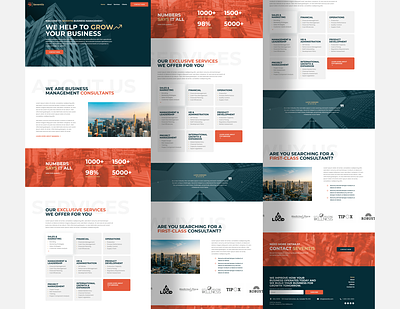 Seventis brand identity branding business consulting design finance landing page design management modern design ui ui design ux web design