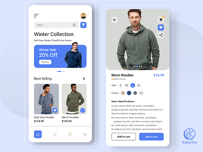 E-commerce online shopping Mobile App UI Design app appdesign design detail detail page details details page ecommerce graphicdesign home homepage minimal mobile app design mobile ui online shop shopping shopping app ui userinterface ux