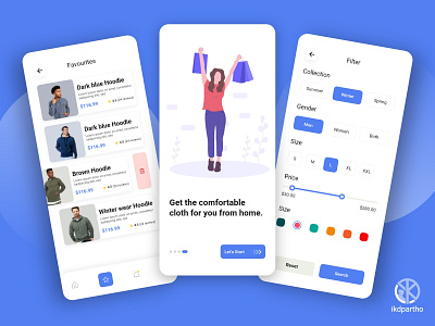 E-commerce Online shopping Mobile App UI Design