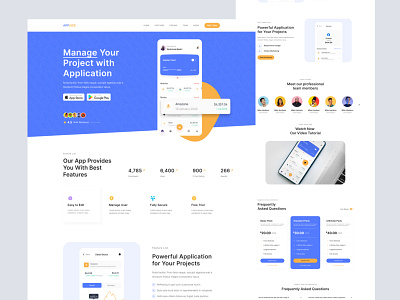 Mobile app landing page UI design app landing page design dribbble landing page ui design uiux userinterface ux design wallet website web web design website