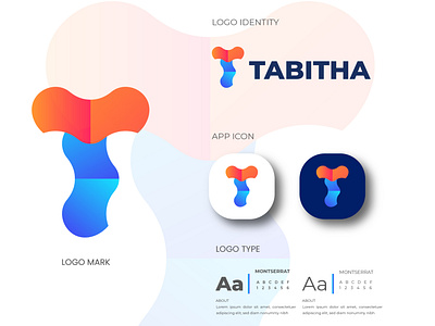 TABITHA LOGO BRANDING brand design brand identity brand identity design corporate identity design icon illustrator logo logodesign minimal