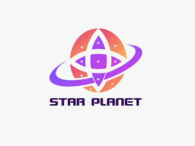 Star planet app area brand identity design corporate identity cosmos expedition exploration find finder locate locator map mobile moon objects orbit pin place planet point