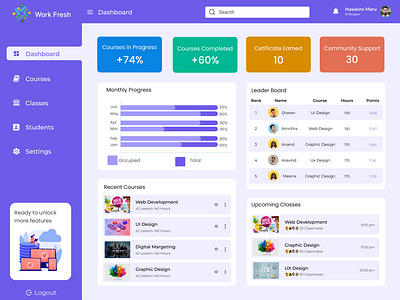 School Management Dashboard