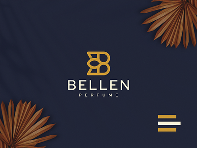 BELLEN PERFUME brand branding design icon illustration letterb lineart logo logodesign luxury monogram perfume symbol