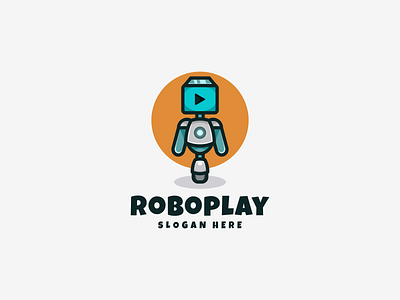 Roboplay Logo Mascot