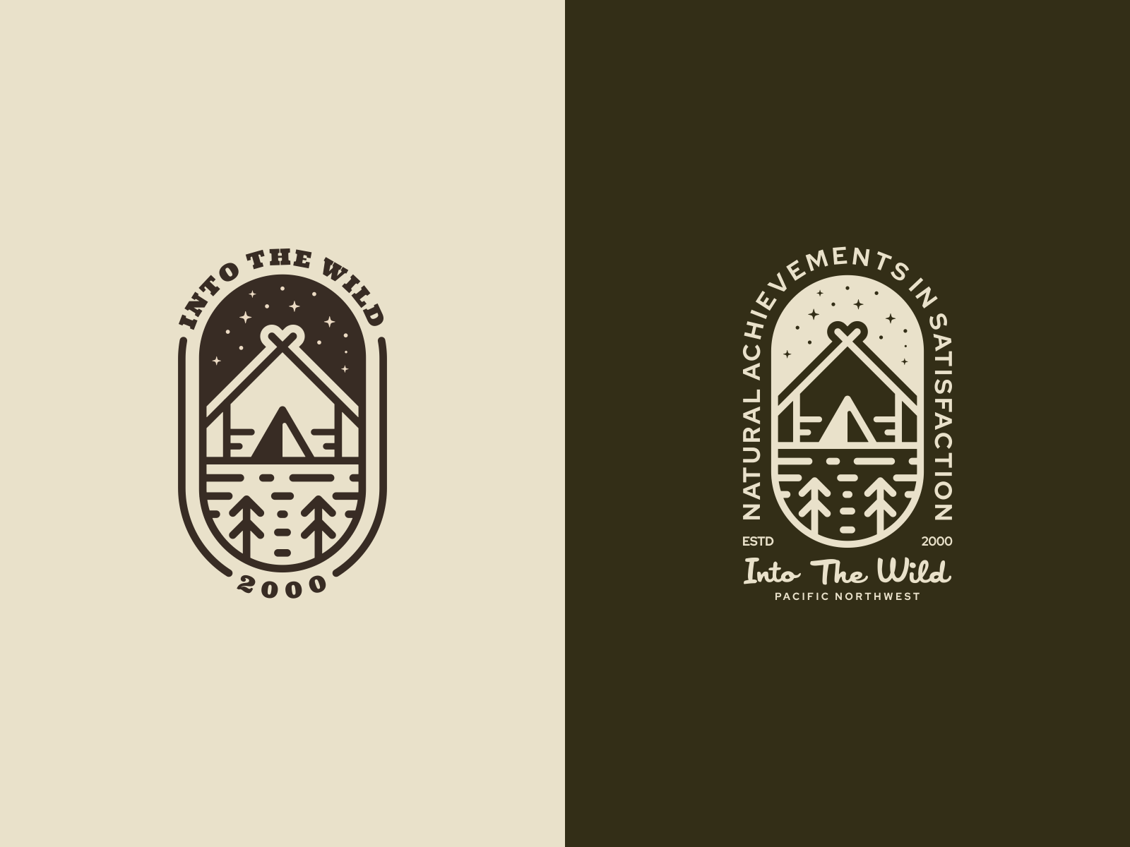 Into The Wild Logo by marvadesign_ on Dribbble