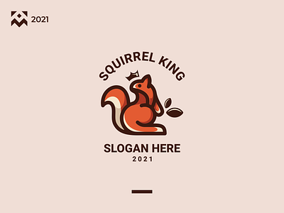 Squirrel Logo animal branding design icon illustration lineart logo modern nature squirrel symbol vector wild