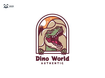 Dino World Logo