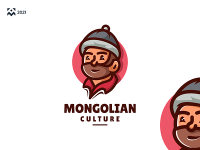 Mongolian Culture Logo branding cartoon character design emblem human icon illustration lineart logo mongolian symbol vector