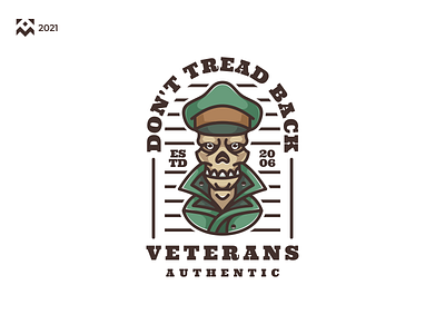 Veterans Skull Logo