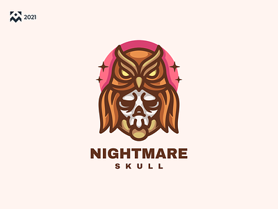 Nightmare Skull Logo