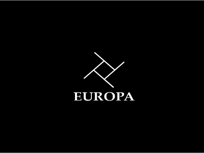 Europa(Earth cries, heaven smiles) illustration logo design vector