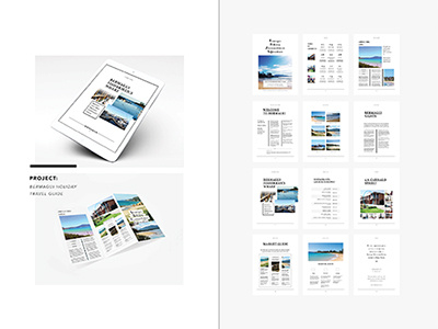 Bermagui Holiday Travel Magazine design digital ipad layout magazine photography print publishing travel trifold