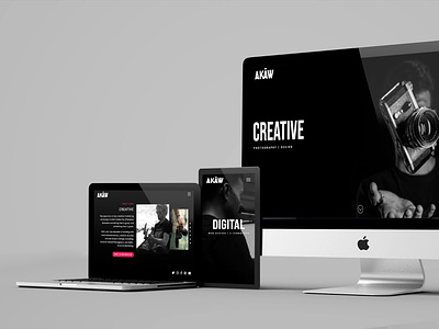 AKÃW Website ecommerce web design