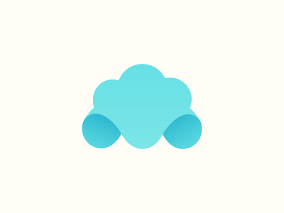 Cloud + Letter A  Logo Design