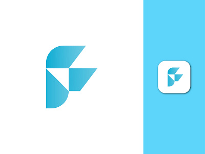 F Letter Modern Logo Design