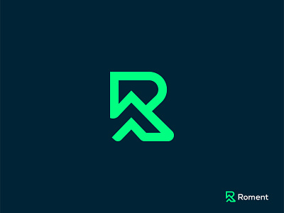 R Minimal Logo Design