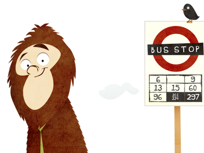 Bigfoot bus stop