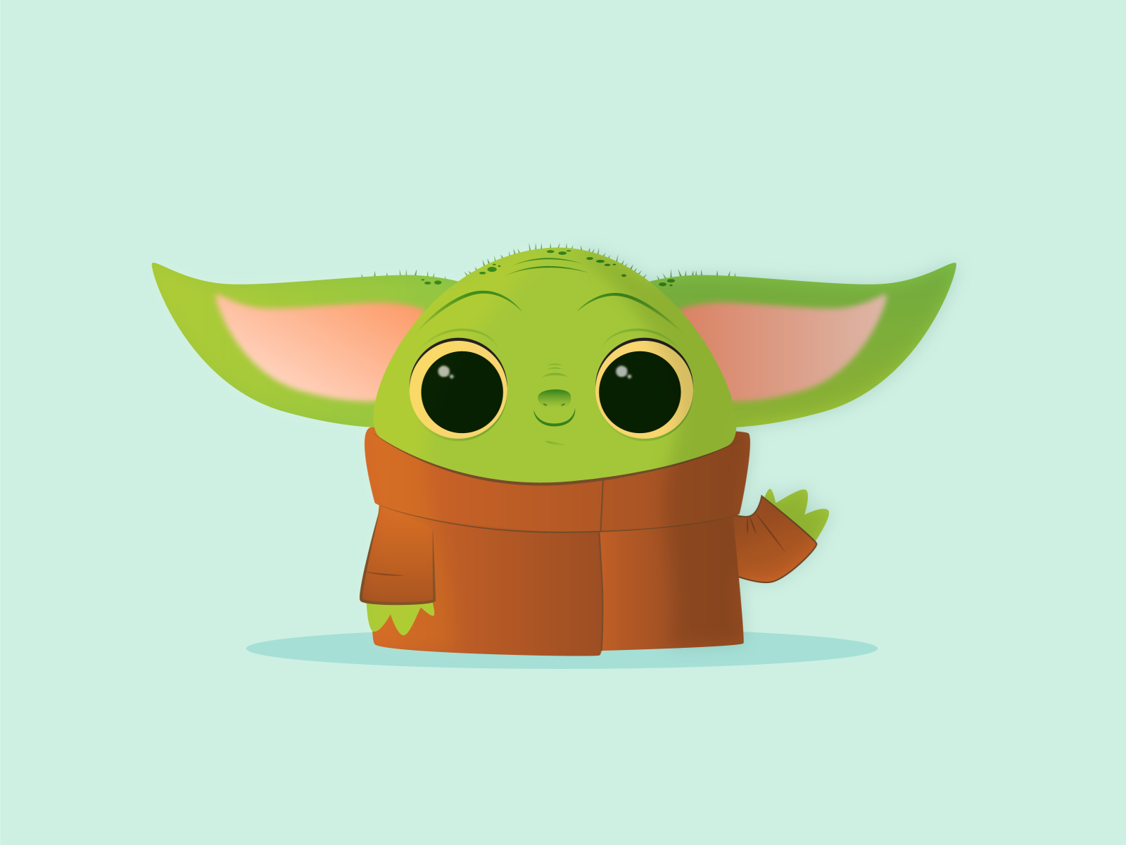 (another) Baby Yoda by Adam Record on Dribbble