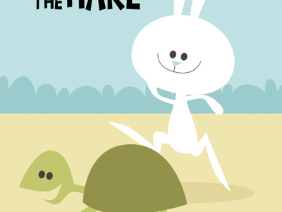 The Tortoise and the Hare aesop bunny fable rabbit race turtle