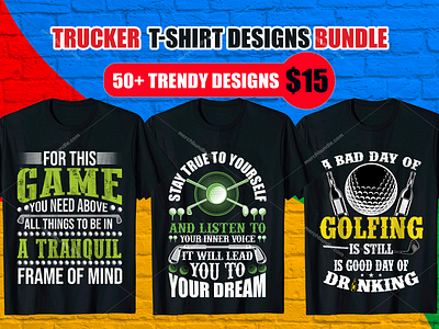 Golf T Shirt Design Bundle. etsyseller etsyuk graphicdesign merchbyamazondesign mugdesign tshirt tshirtonline tshirtslovers typography