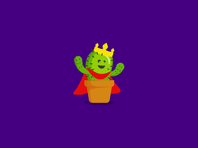 cactus tzar cactus king mascot tzar