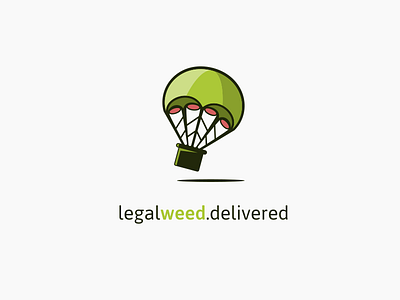 Weed Delivery delivery joint marijuana negative space. weed