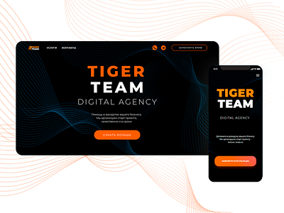 Tiger team website design