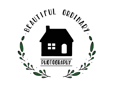 Beautiful Ordinary Photography branding design graphic design hand drawn illustration logo typography