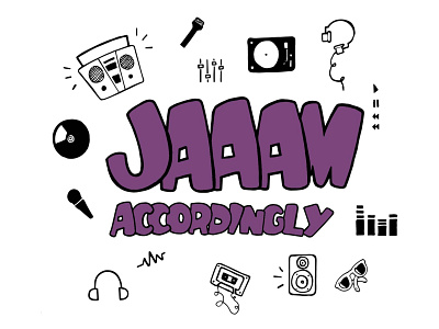 Jaaam Accordingly design graphic design hand drawn illustration typography