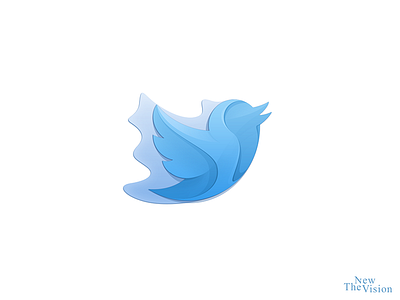 @TheBird bird flat illustration logo logotype twitter vector © thenewvision