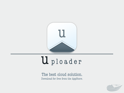 Uploader Icon icon ios load loader logo logotype mobile trademark uploader © thenewvision