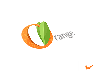 Orange Logotype logo logotype mark orange vector © thenewvision