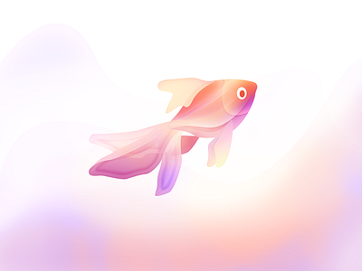 Goldfish fish illustration vector © thenewvision