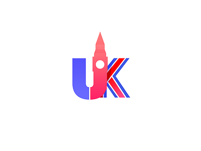 UK logo mark uk vector