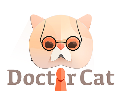 Doctor Cat cat doctor logo mark vector © thenewvision