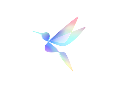 Colibri bird colibri logo mark vector © thenewvision
