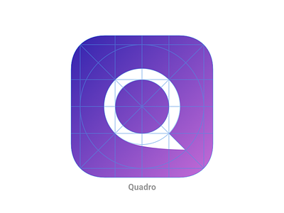 Quadro Messenger Icon icon logo mark messenger q quadro