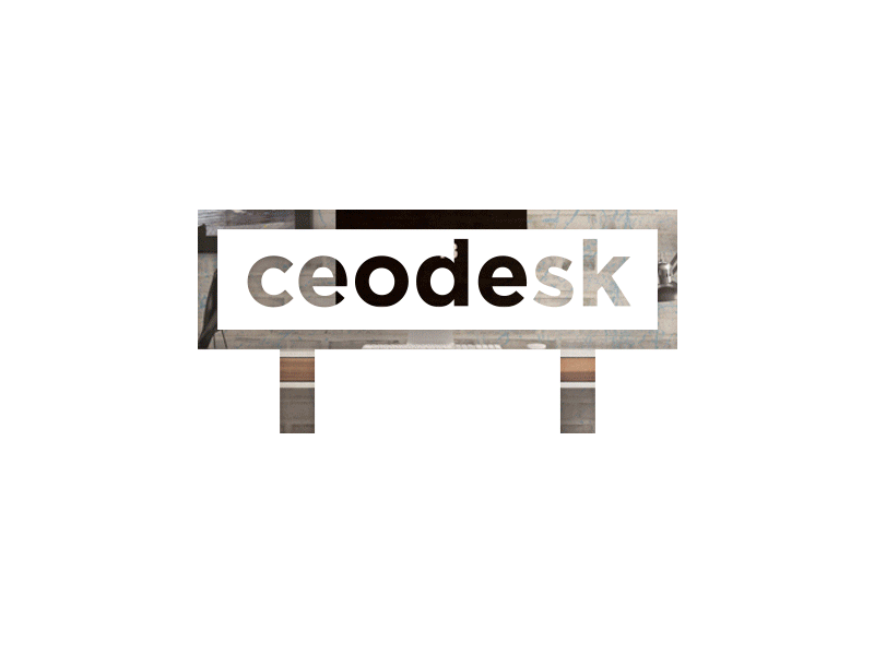 Ceodesk branding desks dynamic logo