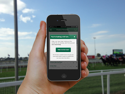 I could have used this feature at the races app ios iphone punters paradise races