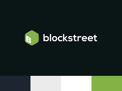 Final brand direction for Blockstreet AU bitcoin brand branding crypto cryptocurrency exchange logo sketch