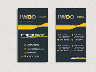 Corporative business card design