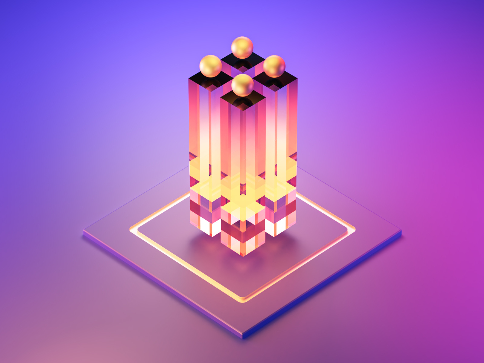 Crystals by Aleksander Skakun on Dribbble